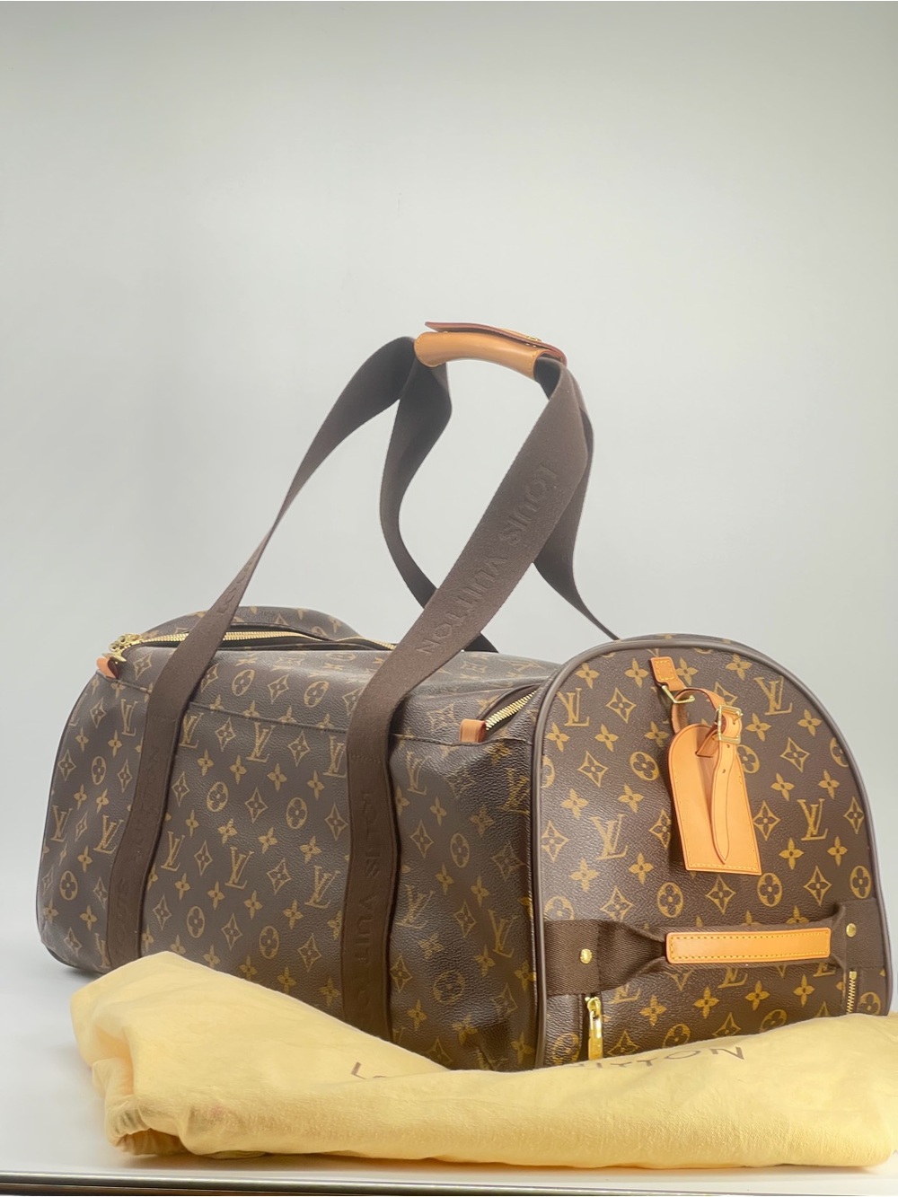 Louis Vuitton Neo Eole 55 Monogram Canvas Rolling Duffel Bag